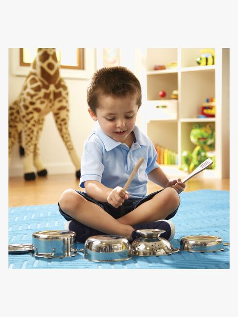 Melissa & Doug Küchen-Set Pfannen und Töpfe, 8 Teile