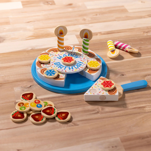 Melissa & Doug Spielzeugkuchen Holz 34 Teile