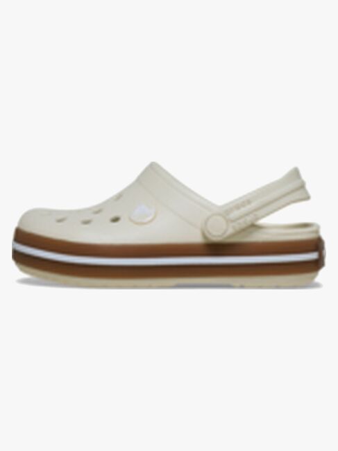 Crocs Crocband Gum Kids Pantoffel, Summit White