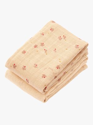 LIEWOOD Lewis Musselintuch 2er-Pack, Butterfly/Apple blossom mix