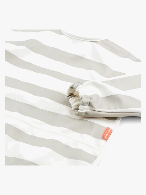 Done By Deer Langärmliges Lätzchen, Stripes Sand