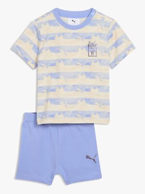 Puma T-Shirt Und Shorts Gabby's Dollhouse Minicats Set, Lila