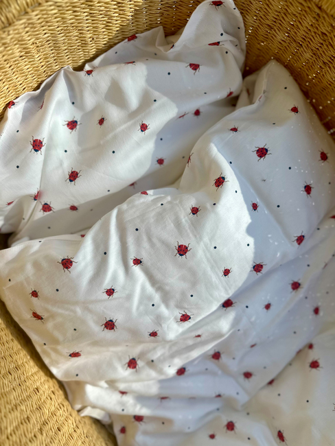 Vanilla Copenhagen Bettwäsche Junior 100x130 cm, Lady Lovebug