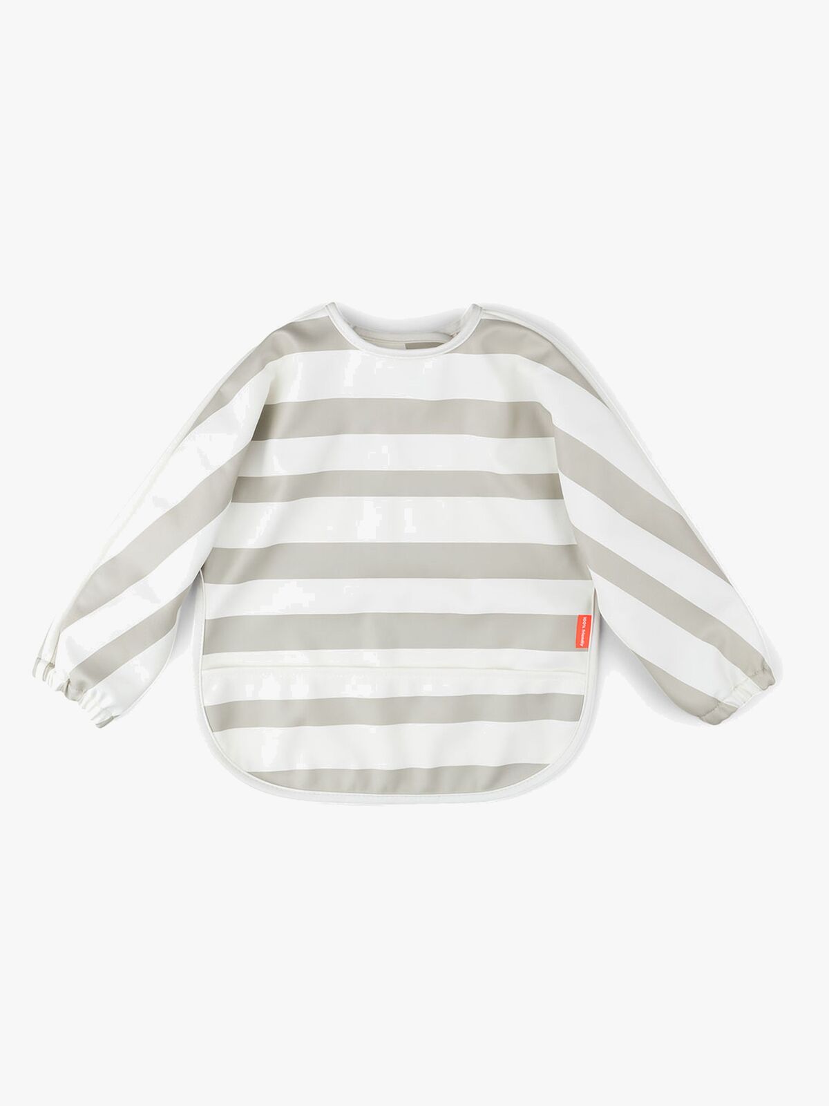 Done By Deer Langärmliges Lätzchen, Stripes Sand