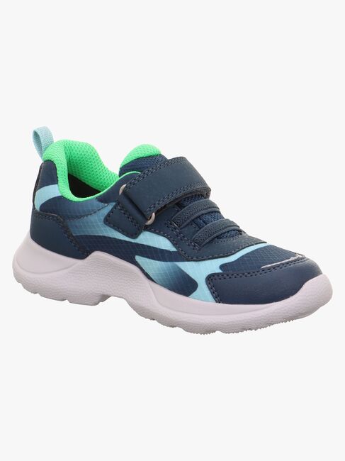 Superfit Rush WP Sneaker, Blau/Hellgrün