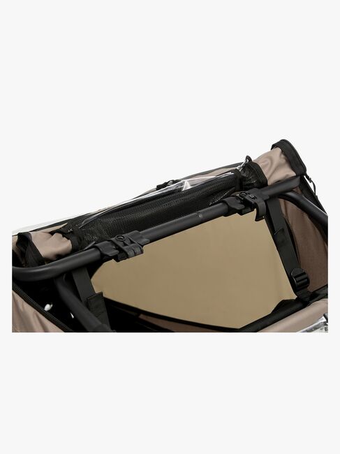 Beemoo Activity Sport Fahrradanhänger, Beige