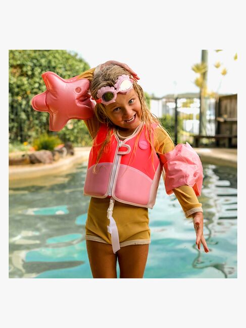 SUNNYLiFE Schwimmbrille, Melody the Mermaid Neon Strawberry