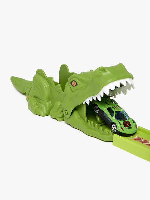 Alex's Garage Dinosaur Autorennbahn & Garage XL