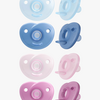 Philips Avent Soothie Schnuller 0–6m 2er-Pack, Rosa/Blau Gemischt