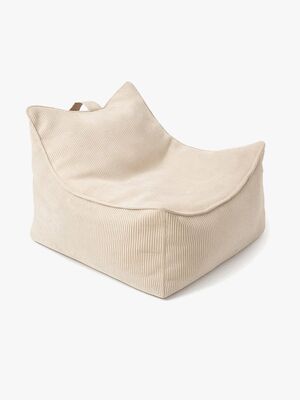 Meowbaby Slimcord Sitzsack, Beige