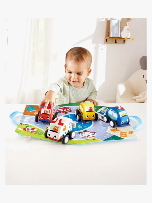 Hape Pull-Back Weiches Autoset