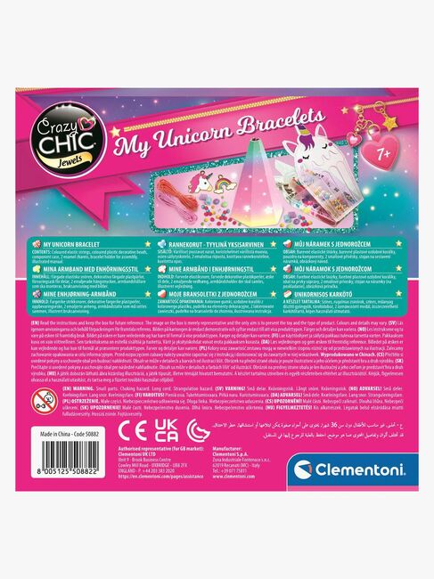 Clementoni Crazy Chic Bastelset Glow in the dark