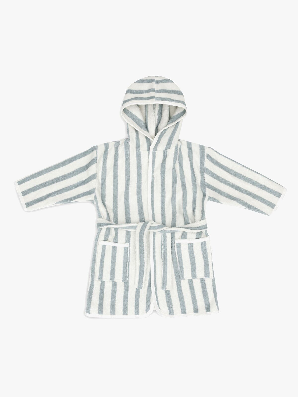 Jollein Bademantel, Stripe Sea Green