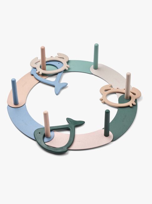 LIEWOOD Noova Ringwurfspiel Meerestier, Peppermint Multi Mix