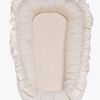 Mini Dreams Cozy Babynest Rüschen, Beige