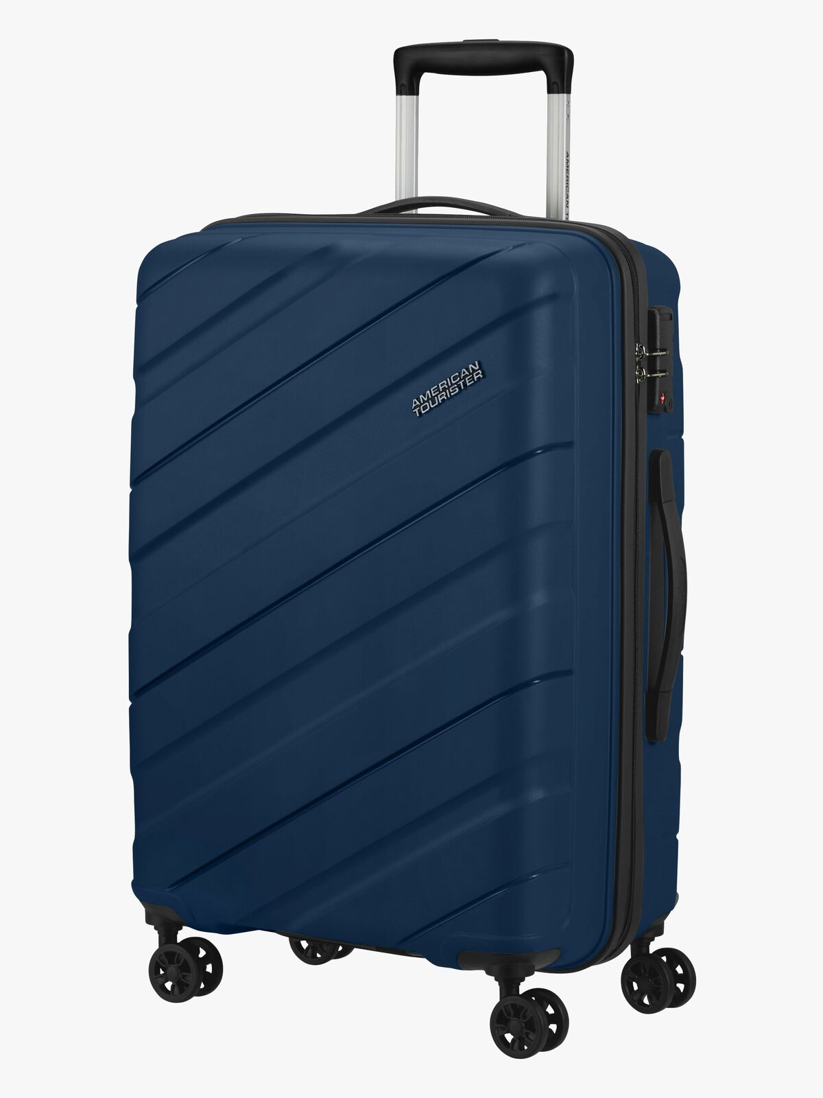 American Tourister Jetdriver Spinner Reisekoffer 63L, Navy Blue