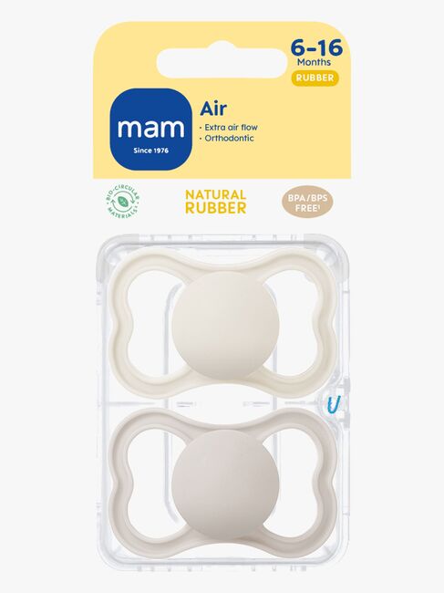 MAM Air Naturkautschuk Schnuller 6-16m, Neutral