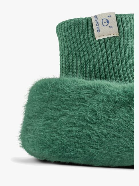 LIEWOOD Beth Crocodile Plush Hausschuhe, Garden green