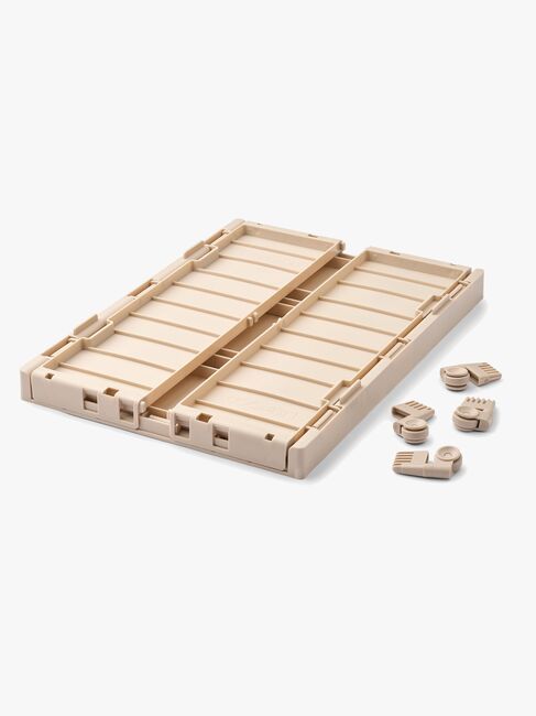 LIEWOOD Weston Aufbewahrungsbox mit Rädern M, Sandy