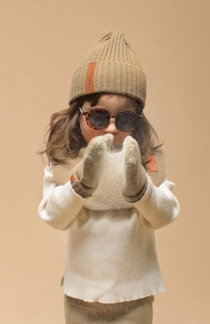 BabyMocs Strickmütze, Caramel