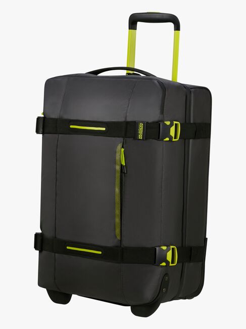 American Tourister Urban Track Duffle Koffer 55L, Black/Lime