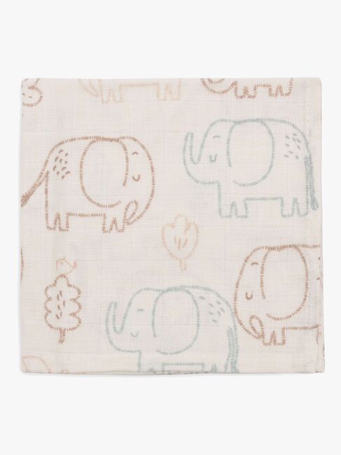 Jollein Waschlappen 3er-Pack, Elephant Tales