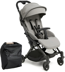 Beemoo Easy Fly Lux 4 Buggy inkl. Transporttasche, Stone Grey