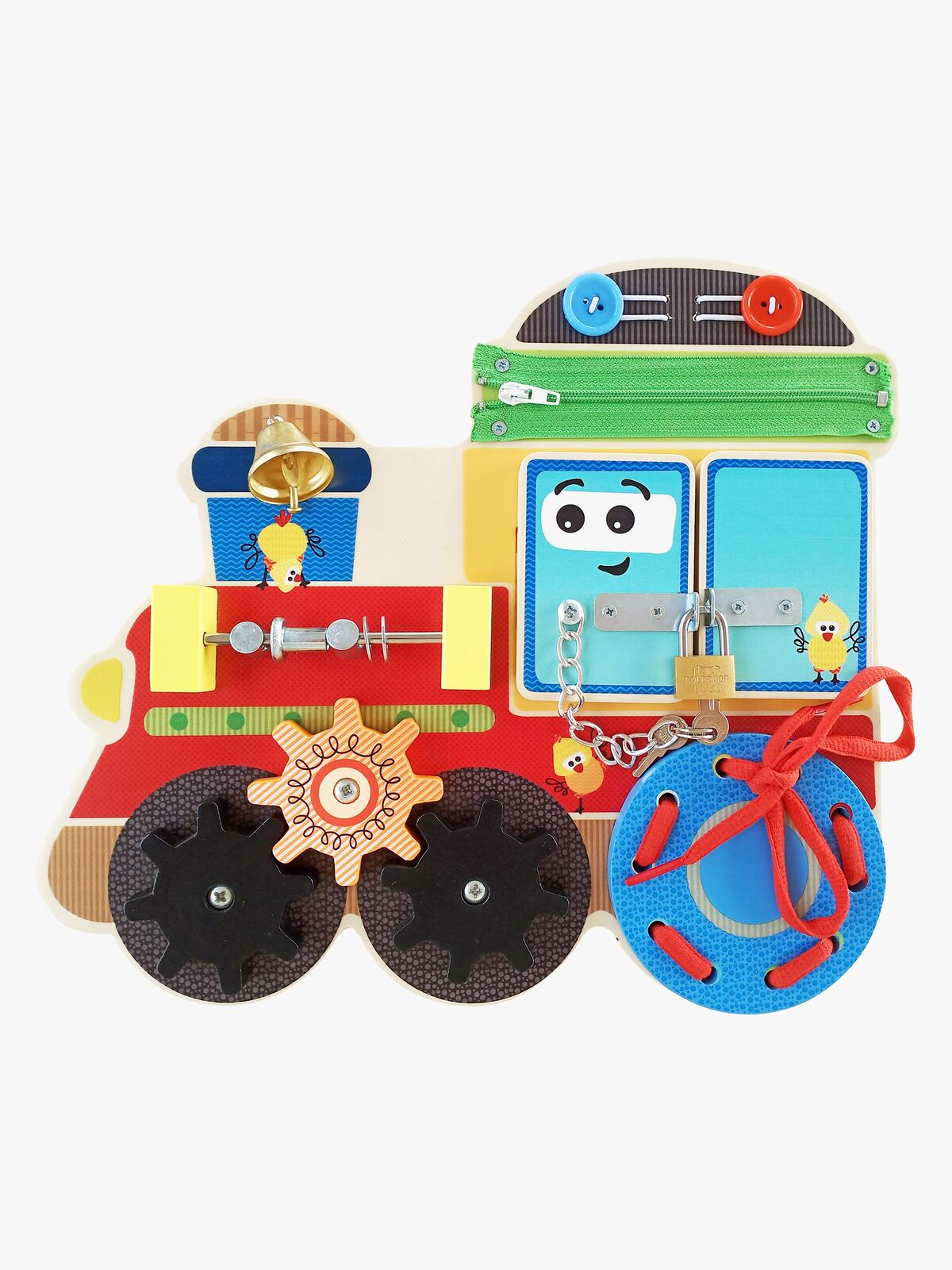 Barbo Toys Wacky Wonders Aktivitätsbrett Zug