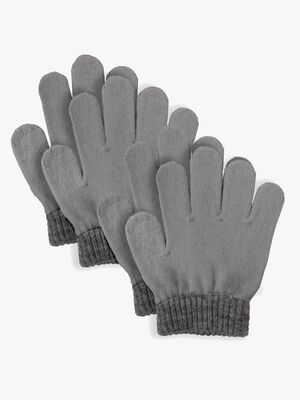 Lindberg Sundsvall Handschuhe Wollmischung 2er-Pack, Grey/Anth