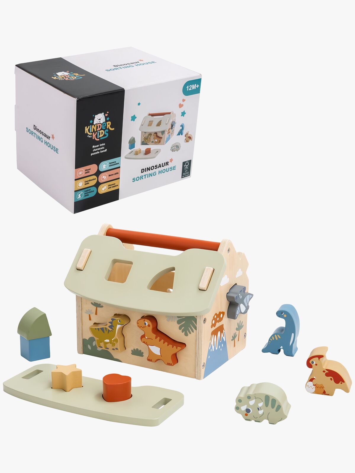 Kinder and Kids Sortierkasten Dinosaurier