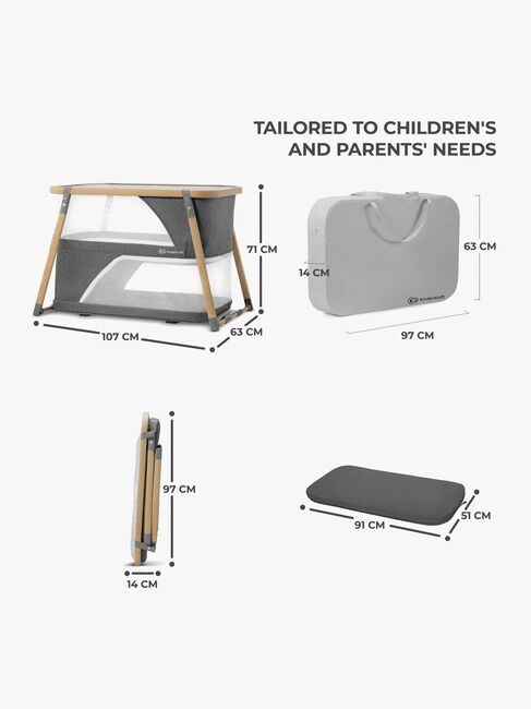 Kinderkraft Sofi Reisebett, Grey