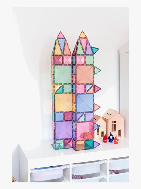 Connetix Magnetische Bauteile Pastel Starter-Set 64 Teile