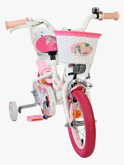 Volare Unicorn Fahrrad 12 Zoll, Weiß