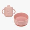 Mumin Geschirr-Set Silikon, Rosehip Pink