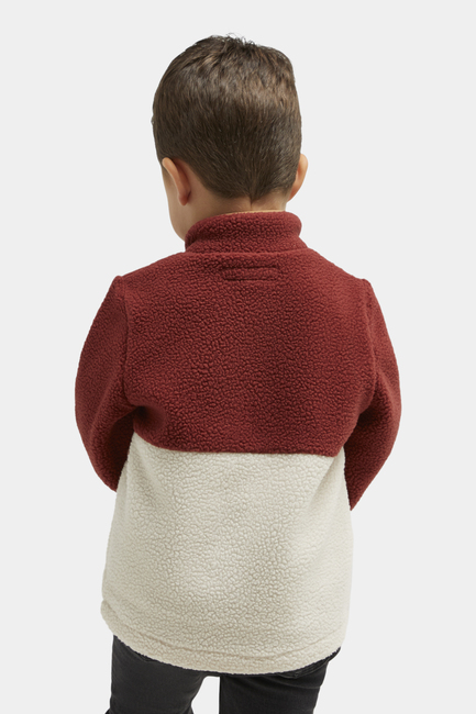 Nordbjörn Rydal Fleecejacke, Madder Brown/Rose Dawn/Oatmeal