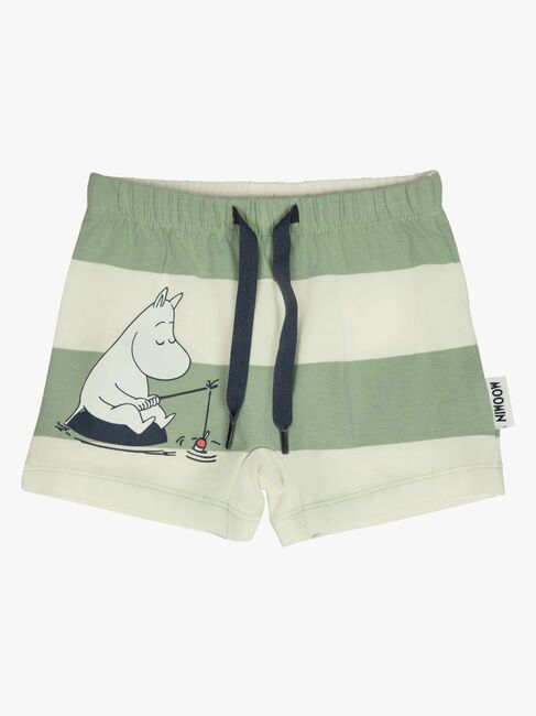 Mumin by Martinex Freizeit Shorts Set, Grün/Weiß