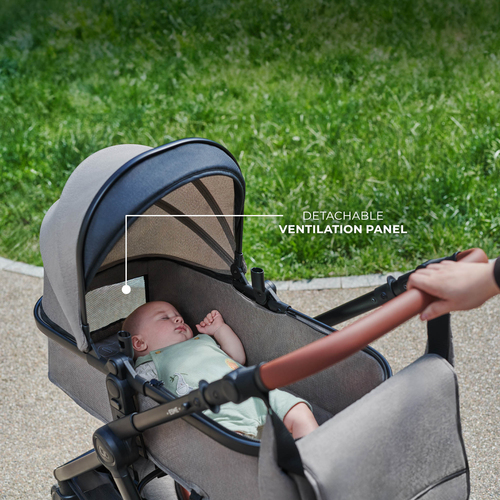 Kinderkraft ESME 2-in-1 Kombikinderwagen, Moonlight Grey