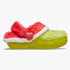 Crocs Grinch Classic Kids Gefütterte Schlappen, Multi