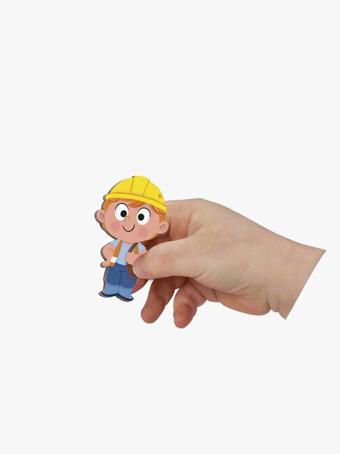 Janod Magneti'Stories Magnet-Set Baustelle 30 Teile