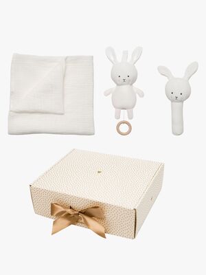 Jabadabado Bunny Decke Geschenkset, Weiß