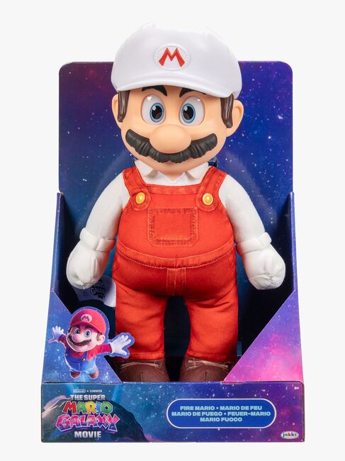 Super Mario Galaxy Movie Kuscheltier Fire Mario 35 cm