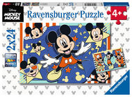 Ravensburger Puzzle Disney Micky Maus 2x24 Teile