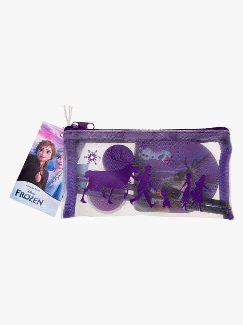 Disney Die Eiskönigin Federmäppchen mit Schreibset, Lila