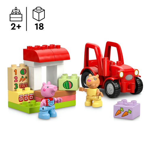 LEGO DUPLO Peppa Pig 10468 Traktor und Marktstand