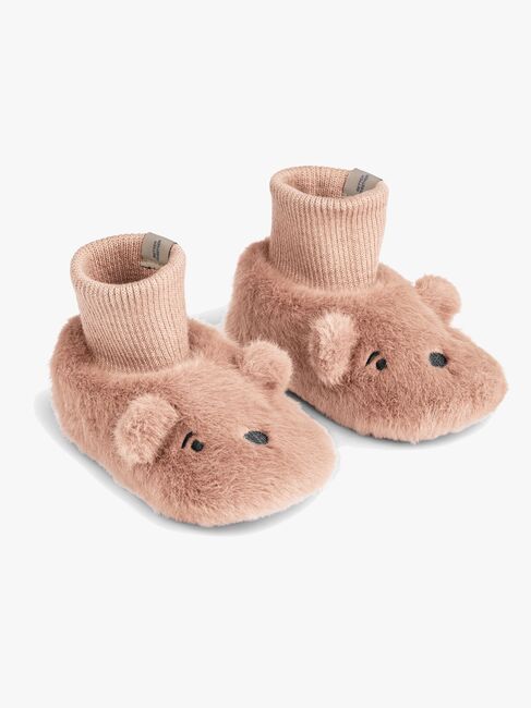 LIEWOOD Beth Bear Plush Hausschuhe, Pale Tuscany