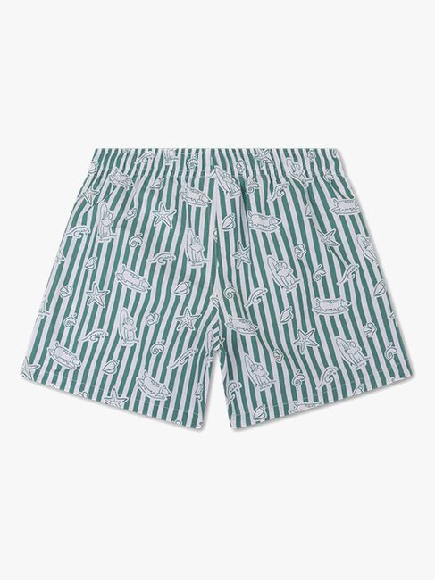 Swim Essentials Badehose, Surf Dogs Green
