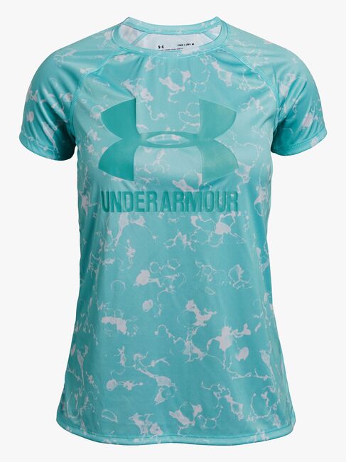Under Armour Big Logo Tee Novelty SS Trainingsshirt, Neo Turquoise