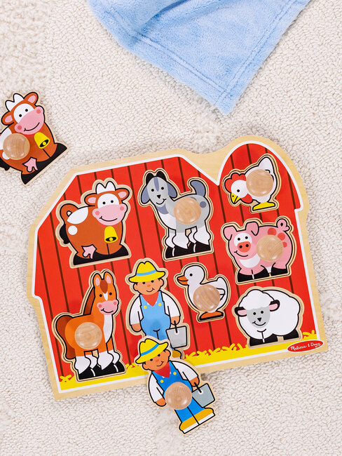 Melissa & Doug Steckpuzzle aus Holz Bauernhoffreunde 806313-2540_4d.jpg