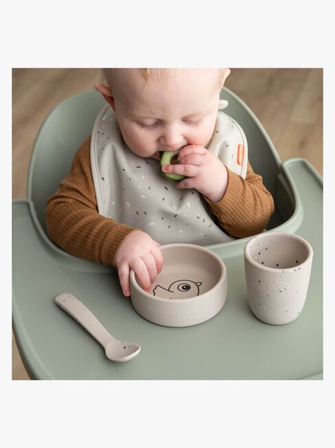 Done By Deer Silikon Geschirr-Set, Sand