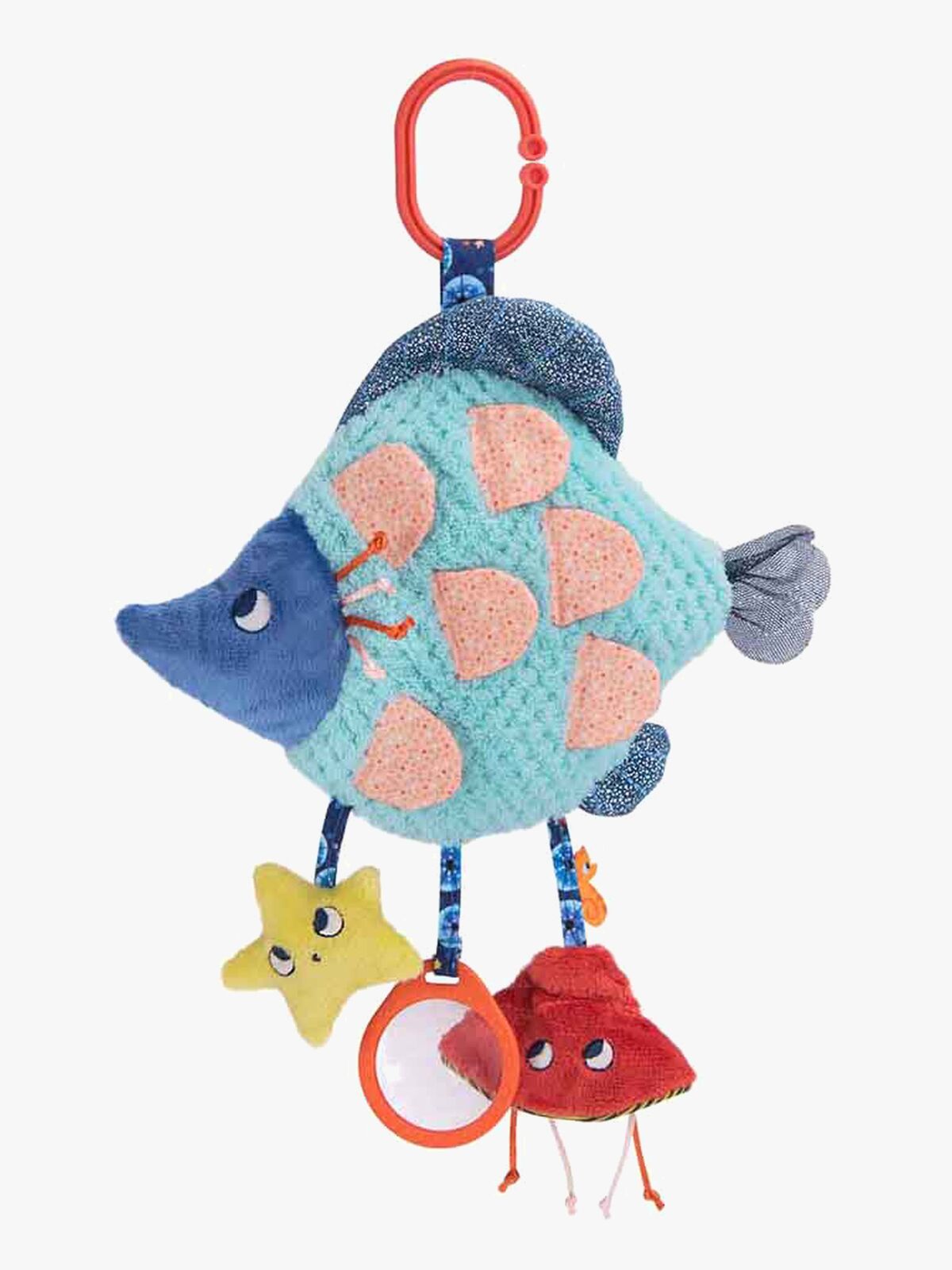 Moulin Roty Les Aventures de Paulie Aktivitätsspielzeug, Blue Fish